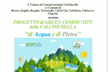 Progetto di Green Community della Valchiusella “di Acqua e di Pietra”