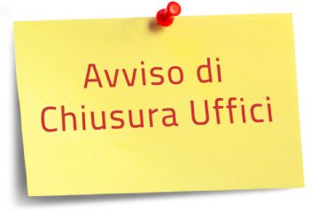 Avviso di chiusura ufficio Tributi