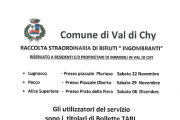 Raccolta straordinaria di Rifiuti Ingombranti